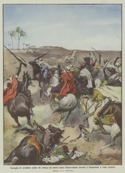 Arab Cavalry Patrol Attacks Our Observation Post in Front of Gargaresch and is Repelled